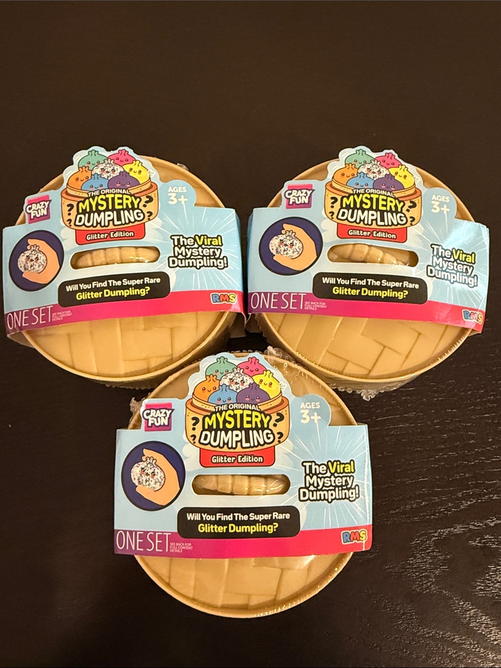 3x RMS The Original Mystery Dumpling Glitter Edition